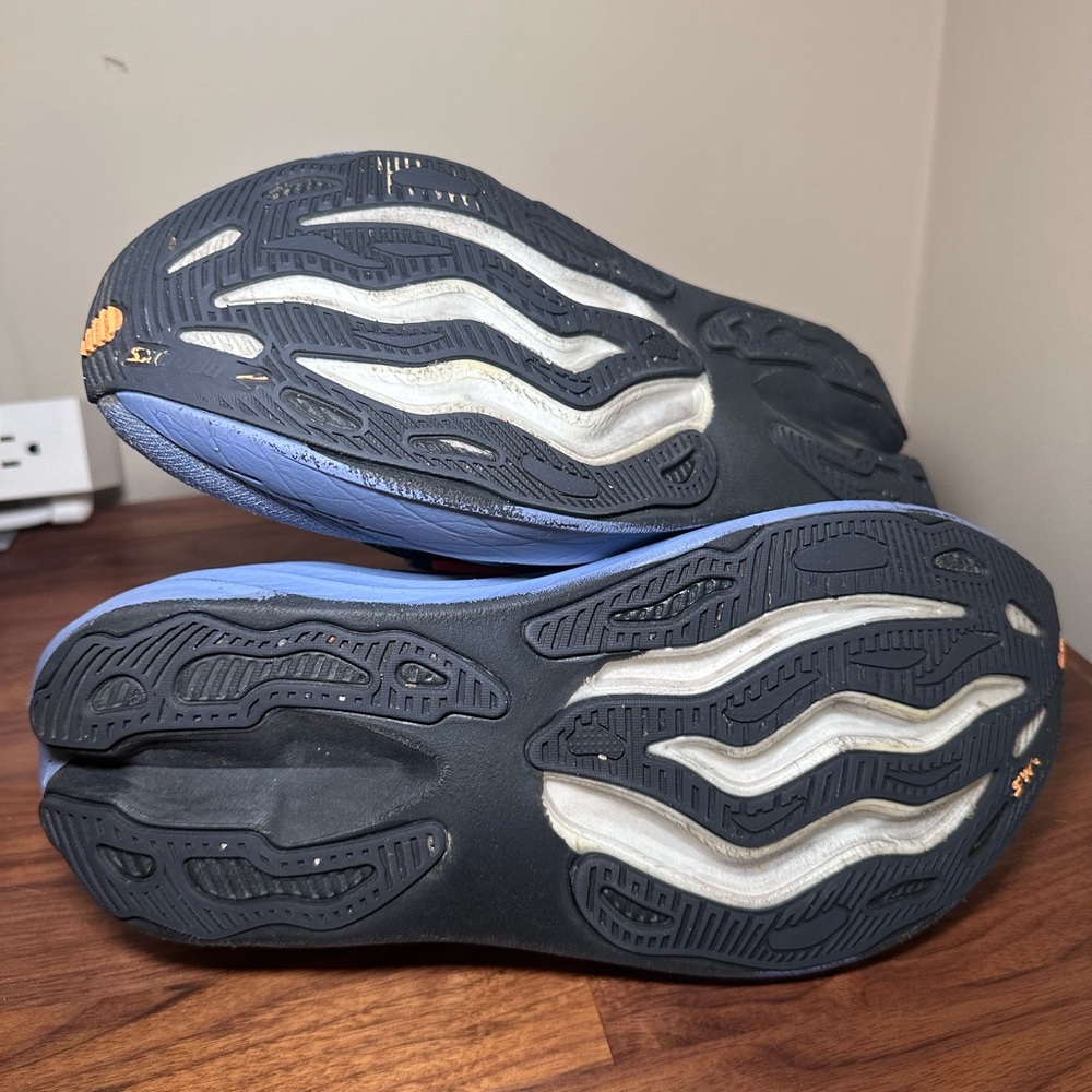 Brooks Blue and Orange Athletic Shoes - Picture 5 of 7